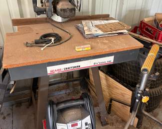 Radial saw, portable power station