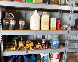 chemicals, shelving--we have 12 units,
