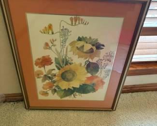 floral wall decor