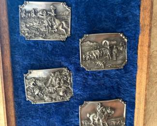 Charles Russell belt buckles
