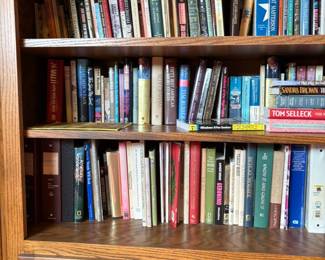 books (the bookcase is built in)