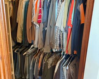 men's shirts and pants