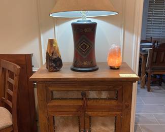 Gorgeous lamp, salt lamp, decorative chest