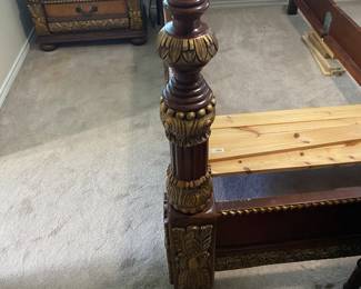 Detail of footboard