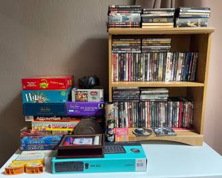 DVDs and games