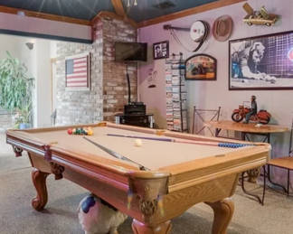 American heritage 7 foot pool table