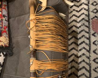 Native American Indian peace pipe
