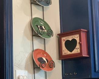 Plate rack with lovely plates