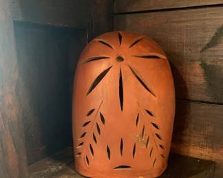 Terra-cotta light cover 