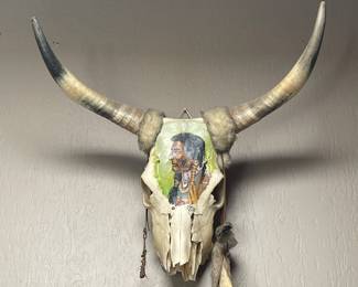 Cow skull