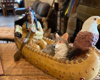 Decorative canoe 