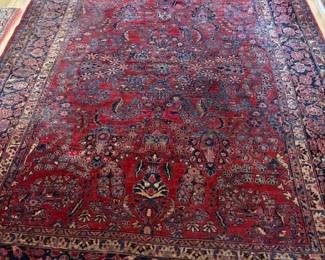 Antique Persian Sarouk rug, 11'4" x 8'6"