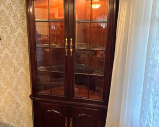 Corner Curio Cabinet