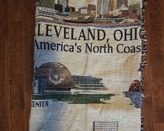 Cleveland throw blanket