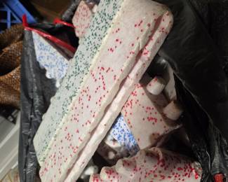 Vintage foam blocks