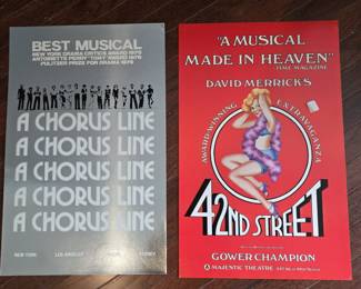 Broadway musical posters