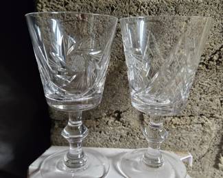 Longchamp crystal glasses