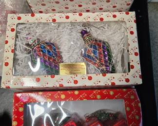 Glass Christmas ornaments