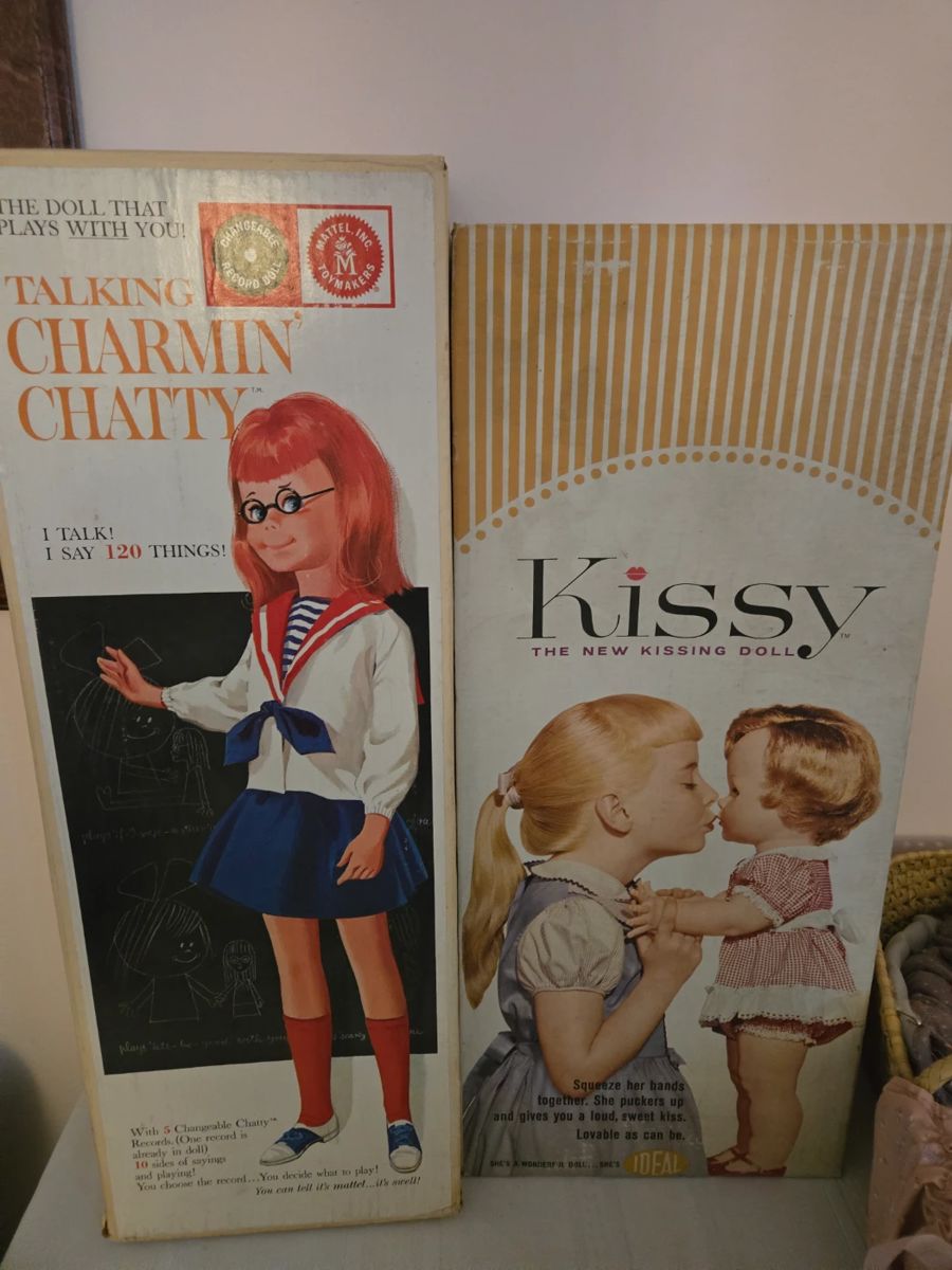 Vintage Charmin' Chatty and Kissy dolls