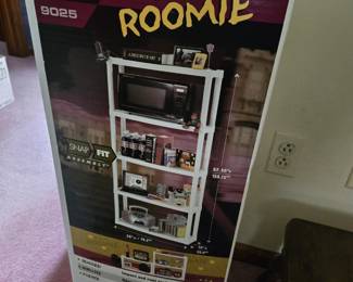 White plastic shelves - new in box