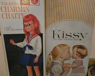 Vintage Charmin' Chatty and Kissy dolls