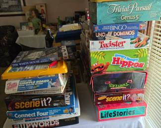 Tons of board games!