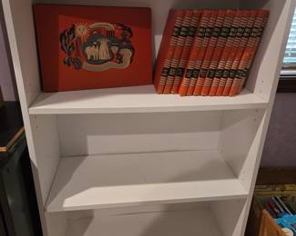 White bookcase