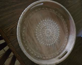 Wood tray
