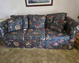 Comfy floral sofa