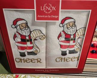 Lenox Christmas towels