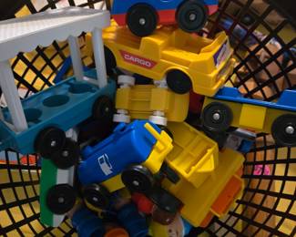 Vintage Fisher Price Little People vehicles