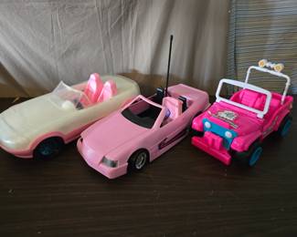 Barbie vehicles