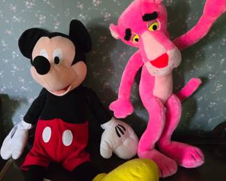 Large plush toys, and tons of small plush & Beanie Babies