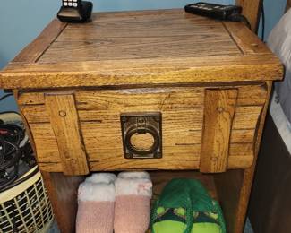 Rustic look nightstands