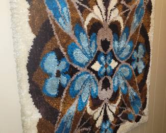 Latchhook wall hanging