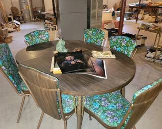 MCM dinette set -6 mint condition chairs