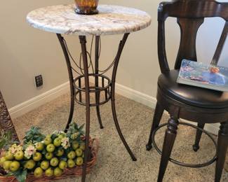 Marble top table