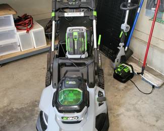 EGO lawnmower, trimmer