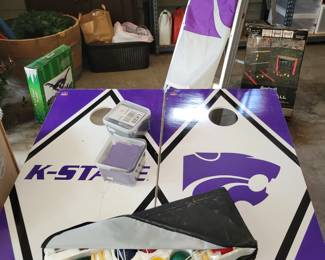 K-State Cornhole game