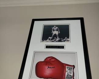 Muhammad Ali - signed boxing glove
