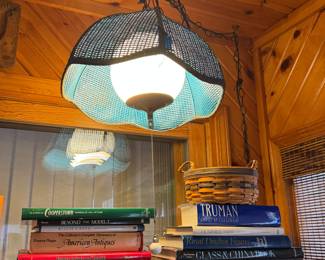 Old Books , Hanging MCM Lamp