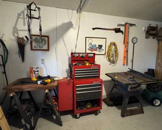 Craftsman toolbox full of tools