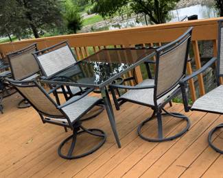 Out door tables and chairs set