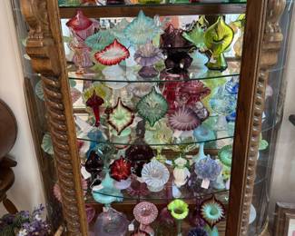 Victorian JIP Glass Vases