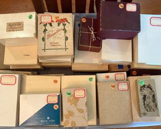 Each one of these boxes has a non-interlocking puzzle in it! We have 42 boxes
It was handmade between 1880 and 1920 by a member of the Spooner family and all pieces are wood