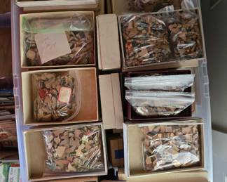 These are some of the non-interlocking puzzles in the boxes, we have 35 of them
Puzzles under 100 pieces are $5 and puzzles over 100 pieces are $10
All handmade of wood and created as early as 1880… we are willing to negotiate a price if somebody would like to buy the entire lot of 42 puzzles shown in this plastic tub… This would not include the picture of the framed puzzle listed in this estate sale