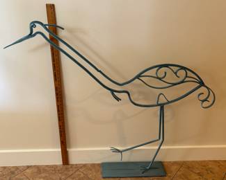 The ruler in this picture is 48 inches The break in the neck of this piece has already been repaired.