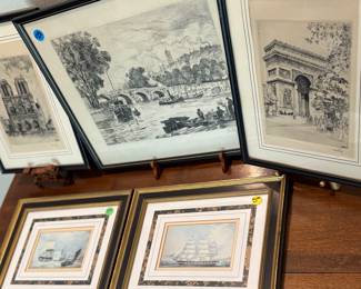 We have signed lithographs dating back to the early 1900s