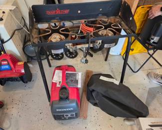 Outside Gas Stove And Power Generator