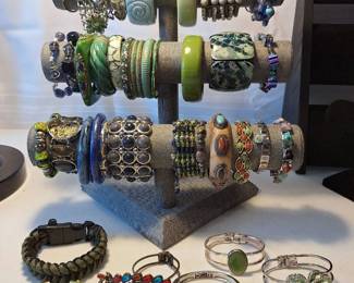 Greens and Blues Bracelets and Bangles